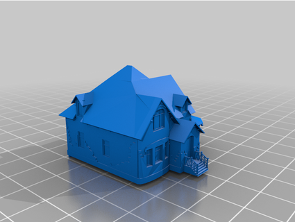 victorian villa - house terrain jimjimjimmyjim 3d print model - Mito3D