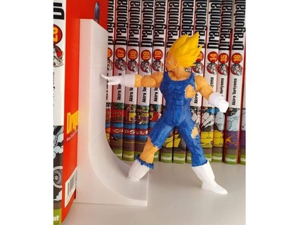 Goku vegeta livro ficar pé serre livros zoid217 3d print model - Mito3D