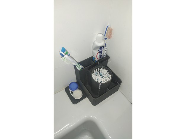 boite rangement lavabo joulaud 3D print model - Mito3D