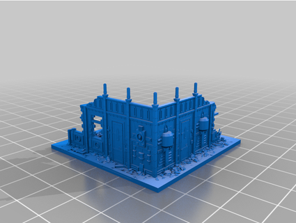 epic manufactorum ruin tiles totenpf 3d print model - Mito3D