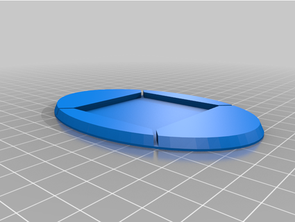piazza giro ovale base convertitori monoblocco tpu totolehero 3d print model - Mito3D