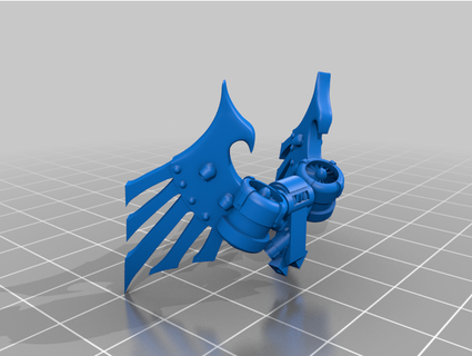 corvydae ailes hacher 3d print model - Mito3D