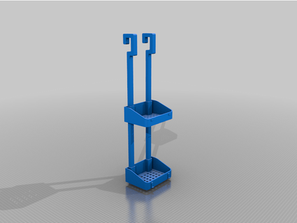 ducha almacenamiento estante cesta recinto dedoper 3d print model - Mito3D