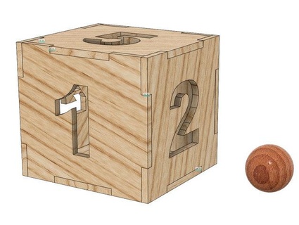 children's cube press fit kit gusarribas 3d print model - Mito3D