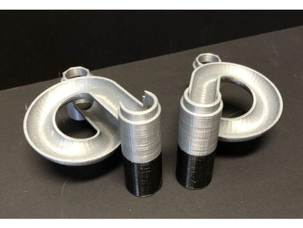 mermer Çalıştırmak uyumlu 2 tüp sarmal esmz 3d print model - Mito3D