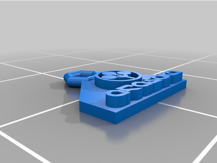 arasaka keichain zipper clip damaschinus 3d print model - Mito3D
