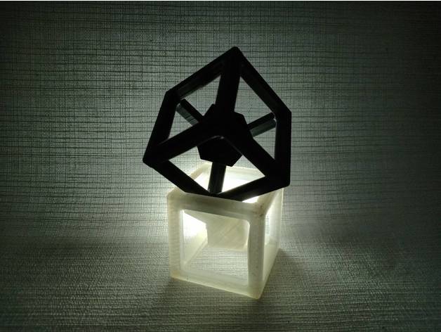 gyro tesseract lymaker 3D print model - Mito3D