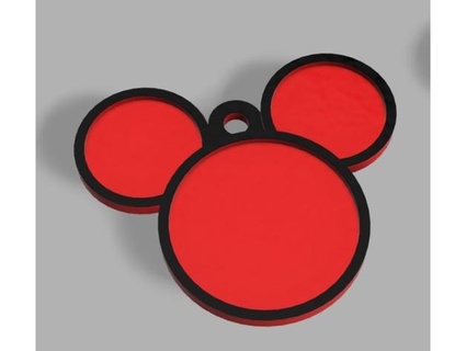Mickey chascara 3d print model - Mito3D