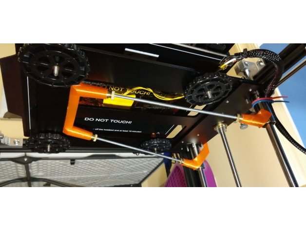 pratique créalité ender 5 chaud lit stabilisateur soutien remix nycc nerdcopter 3D print model - Mito3D