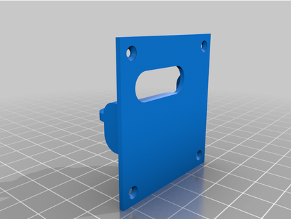 servo bracket arm protection halfdink 3d print model - Mito3D