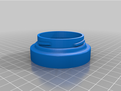 dam-dam candy dispenser jar adaptor chris y3 3d print model - Mito3D
