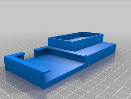quadrado leitor negócio cartão suporte dantemantubo 3d print model - Mito3D