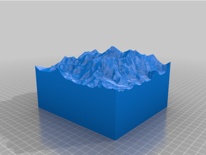 bridget watson's mount everest topology print kinmajor2021 3d print model - Mito3D