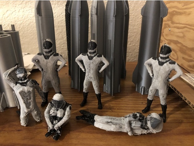 multi Material spacex Sternenmann Ashmartianer 3D print model - Mito3D