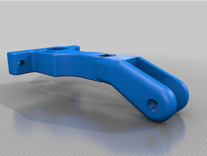 lk4pro lateral filament holder + puller manuelveschi 3d print model - Mito3D