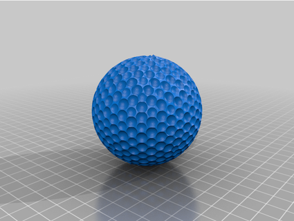 Golfball syzguru11 3d print model - Mito3D