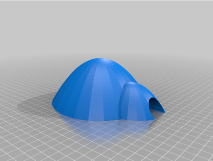 simple igloo nanny53  3d print model - Mito3D