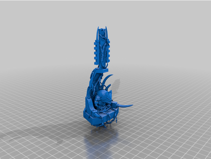 supported mummy frog lord krogmonster 3d print model - Mito3D