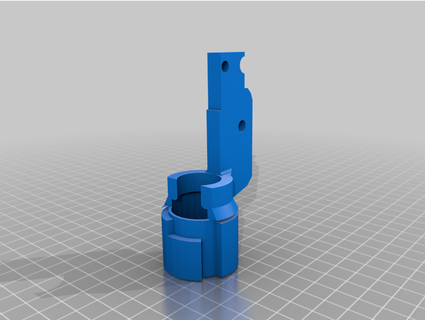 coup marteau baril attachement point épaule thorax 3d print model - Mito3D