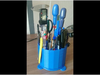 ruotato organizzatore matita utensili subjoj 3d print model - Mito3D