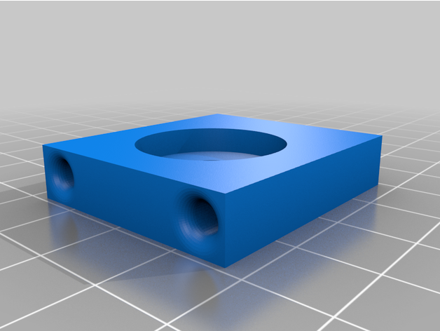threaded rod holder creality cr-10 gewindestangenhalter linutec 3D print model - Mito3D