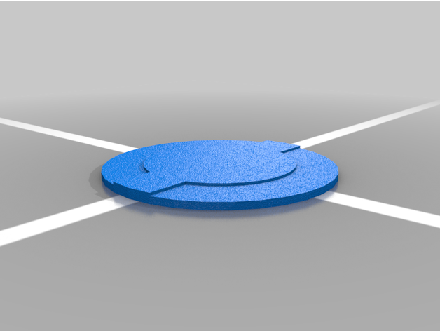 ouvert cercle flotte insigne kuatdriveyards 3D print model - Mito3D
