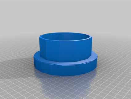 aquarium co2 cylindre supporter 10cm 15kg tungstene2 3d print model - Mito3D