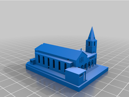 chiesa cattolica oradigitale 3d print model - Mito3D