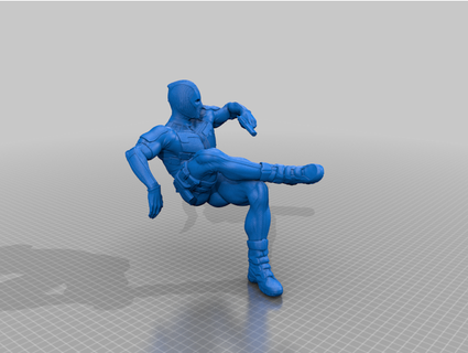 deadpool action figure x p 3d print model - Mito3D