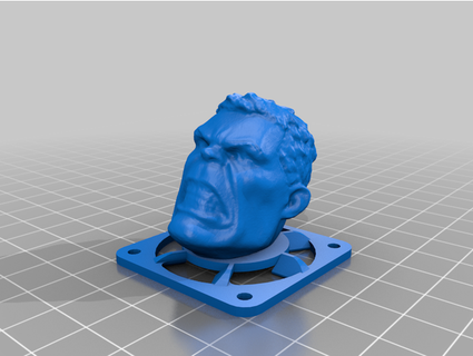 angry man fan cover cantfindausername 3d print model - Mito3D