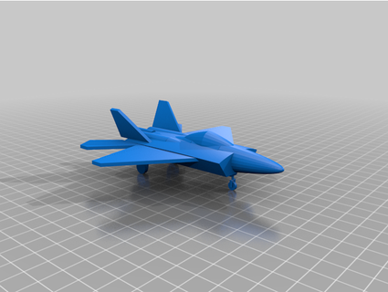 f22 Raptor hava güç 1 3d print model - Mito3D