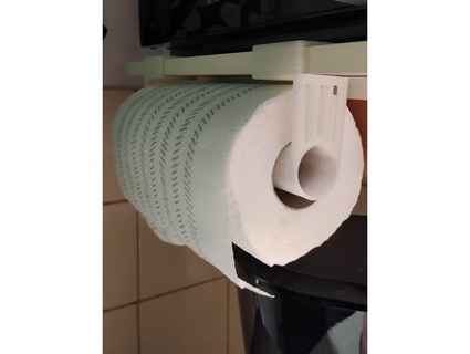 paper towel holder 15mm shelf origzero 3d print model - Mito3D