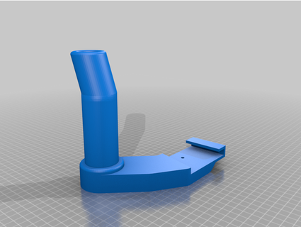 anet a8 filament spool holder kingbain  3d print model - Mito3D