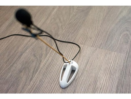 lapel microphone holder vd max 3d print model - Mito3D