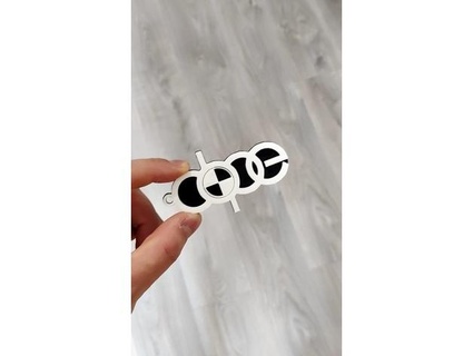 audi dope keychain mariusc46 3d print model - Mito3D