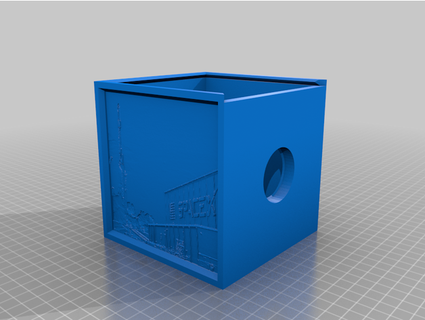 Box Lithoplan Erfindungen geändert Welt Museum 3d print model - Mito3D