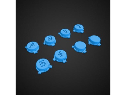 gba sp blank buttons + variations retrovise 3d print model - Mito3D