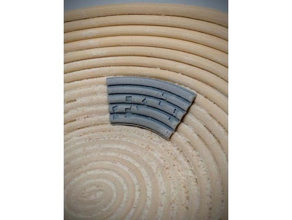 updated - drop-in decorative musical neumes motif plate 10 bannetons cgfan 3d print model - Mito3D