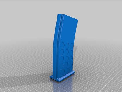airsoft m4 mag shell replacement striker bravo 3d print model - Mito3D
