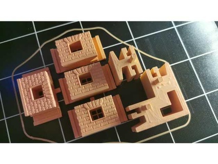 druckbar Architektur Kit 2 viktorianisch Stadt Dorf Haus Remix emare62 3d print model - Mito3D