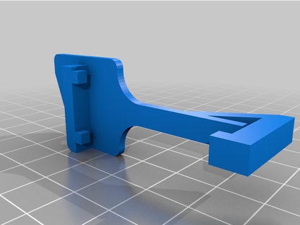 Unterstützung Magnet touchmi Mini Extruder John Matrix 3d print model - Mito3D
