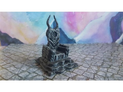 possuído pedra trono arctic 3d 3d print model - Mito3D