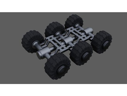 working chassis thebigtricky 3d print model - Mito3D