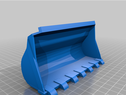 bulldozer balde icdms 3d print model - Mito3D