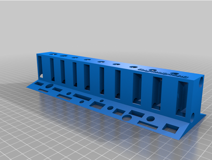 supporto cl tubo rotelle 3d print model - Mito3D