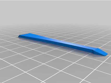 disposable glue stirrer shovel mixing stick j-max 3d print model - Mito3D