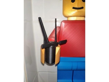 phone suporte Lego homem humorado 3d print model - Mito3D
