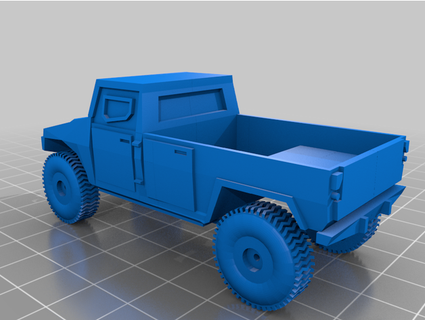vehicle vamtac humvee terrain pic gelete 3d print model - Mito3D
