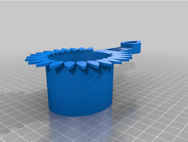sunflower measuring cup michaelasakitis 3D print model - Mito3D