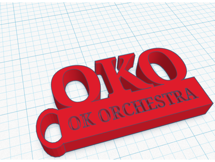 Orchester ajr Schlüsselbund Tyschulkin 3d print model - Mito3D